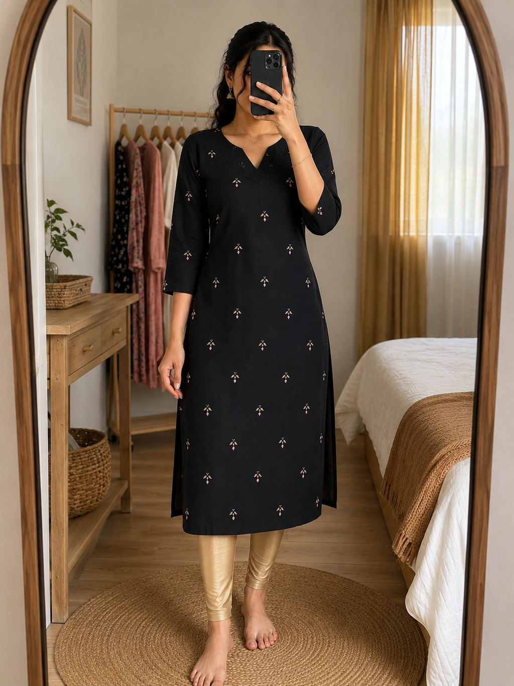 Premium Avaasa Rayon Printed Kurti for Women - Irah Vastra