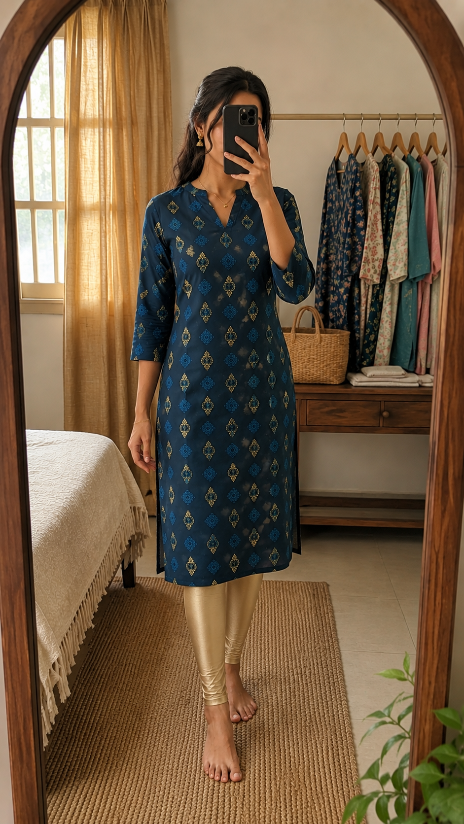 Premium Avaasa Rayon Printed Kurti for Women - Irah Vastra