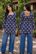 Corset neck dori kurti for women 