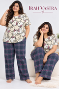 Women’s Cotton Nightwear Set – Comfortable Printed Pajama Set | Irah Vastra