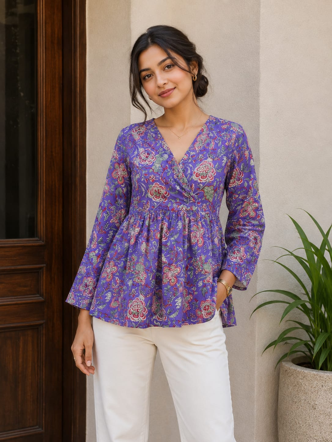 Budget friendly short kurtis for women 
