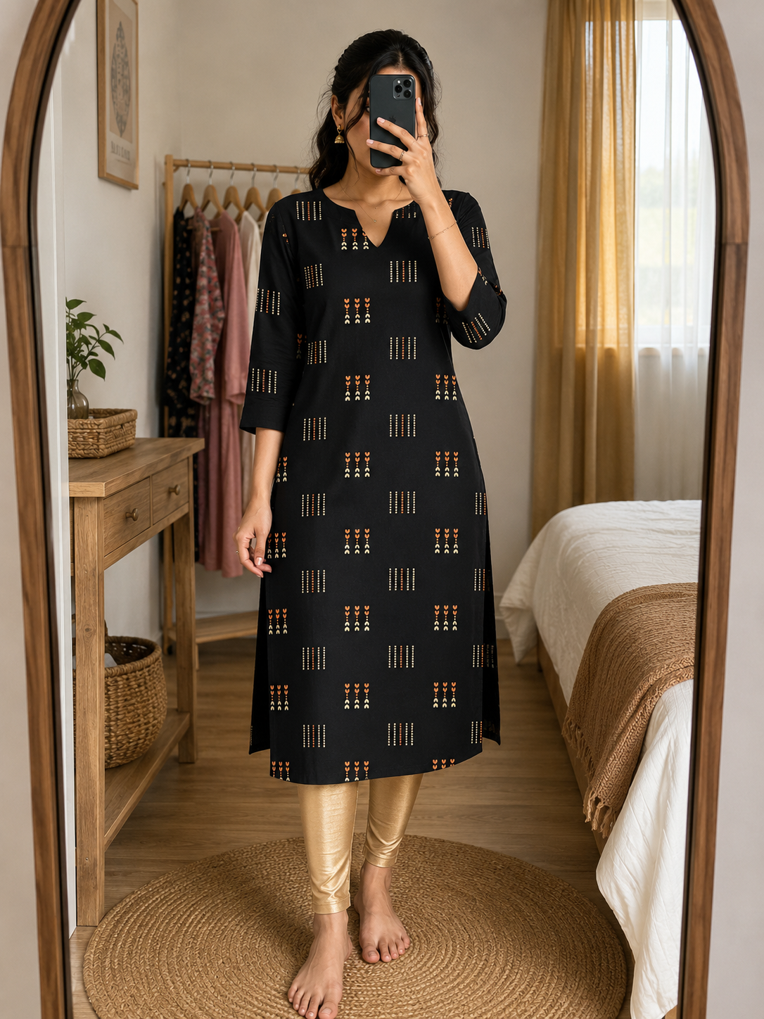 Premium Avaasa Rayon Printed Kurti for Women - Irah Vastra